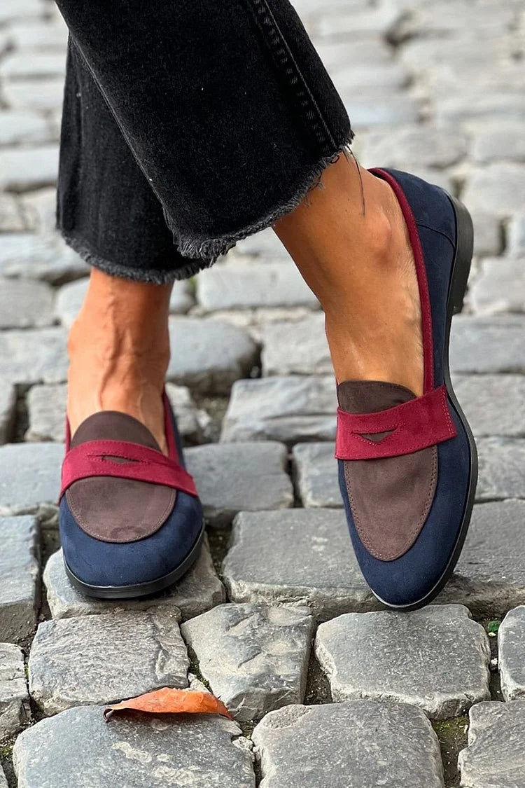 Embla | Damer Mode-Loafers med Mjuk Kontraststil