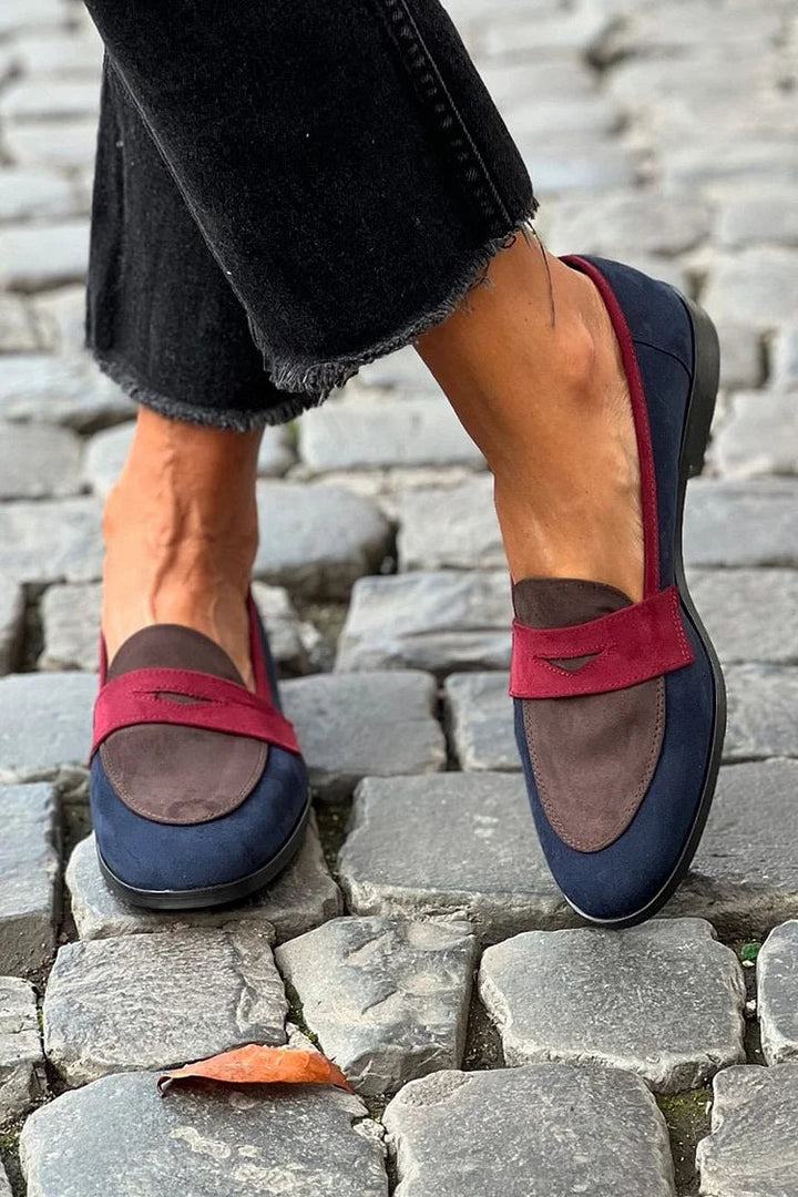 Embla | Damer Mode-Loafers med Mjuk Kontraststil