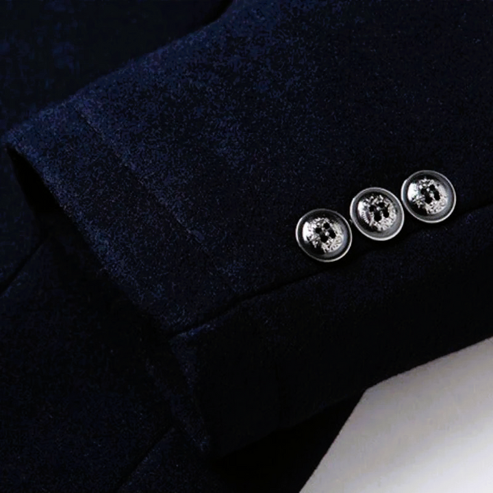 Adrian | Herren Klassischer Knopf-Front Mantel