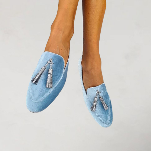 Eva | Dam Loafers med Tofsar för Stilfull Look