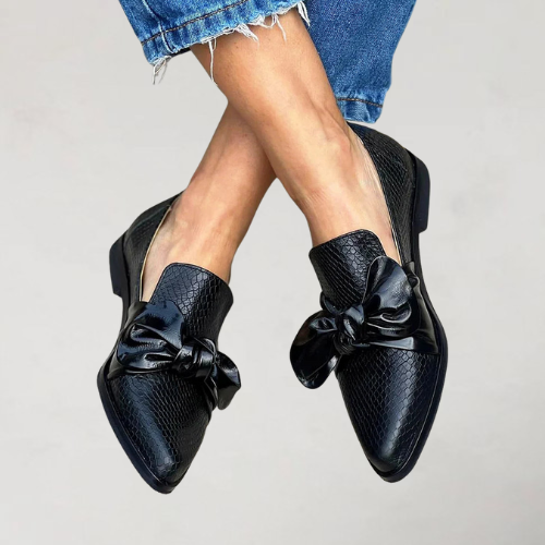 Camilla | Damer Slip-In Loafers med Knutdetalj
