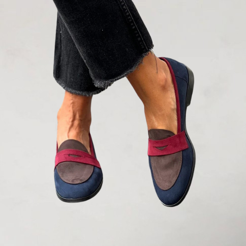 Embla | Damer Mode-Loafers med Mjuk Kontraststil