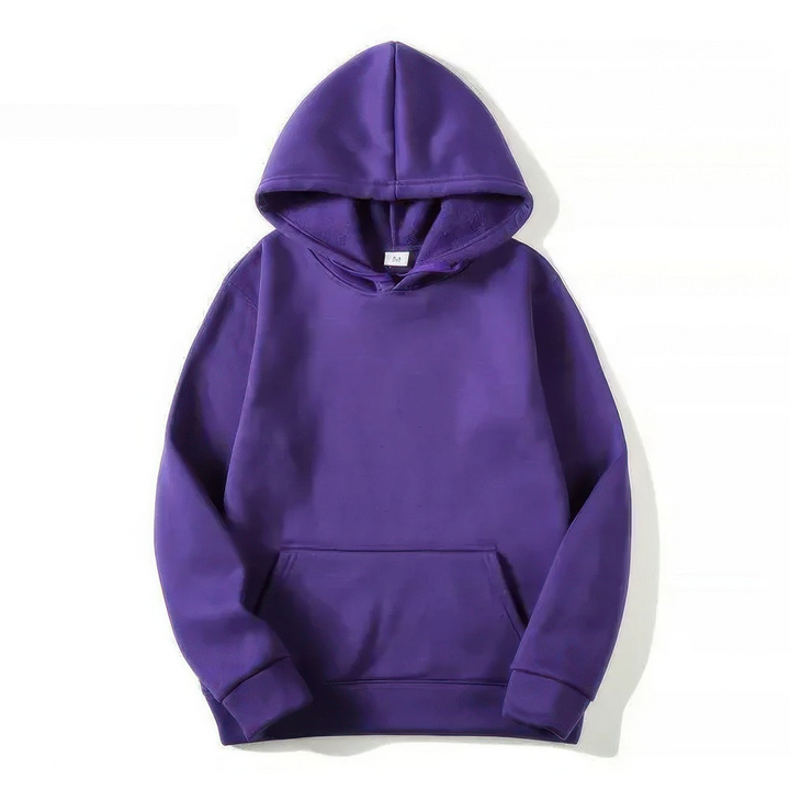 Elsa | Damer Solid Färg Hoodie Sweatshirt