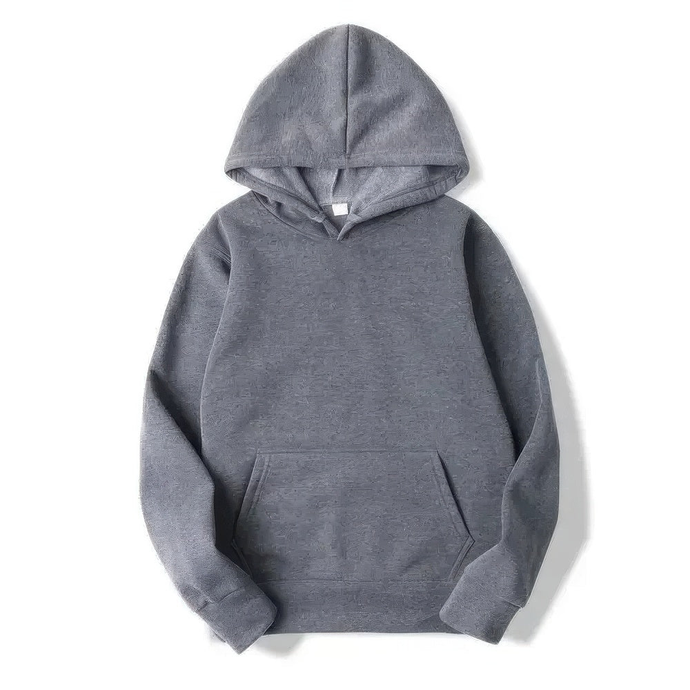 Elsa | Damer Solid Färg Hoodie Sweatshirt