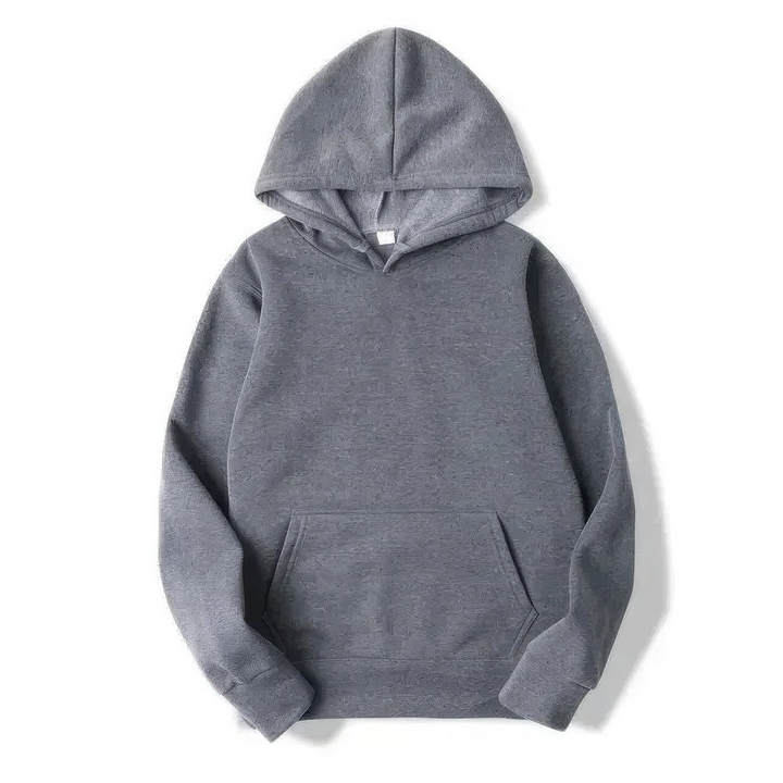 Elsa | Damer Solid Färg Hoodie Sweatshirt