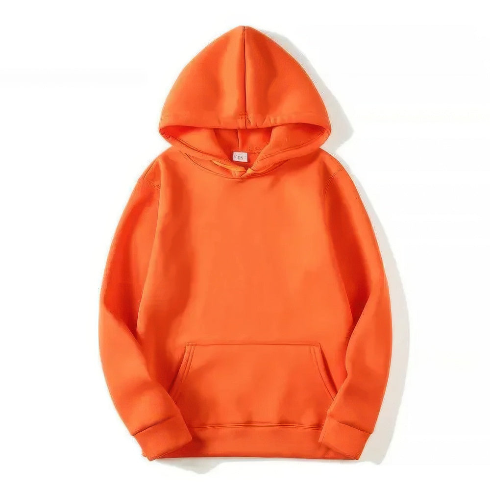 Elsa | Damer Solid Färg Hoodie Sweatshirt