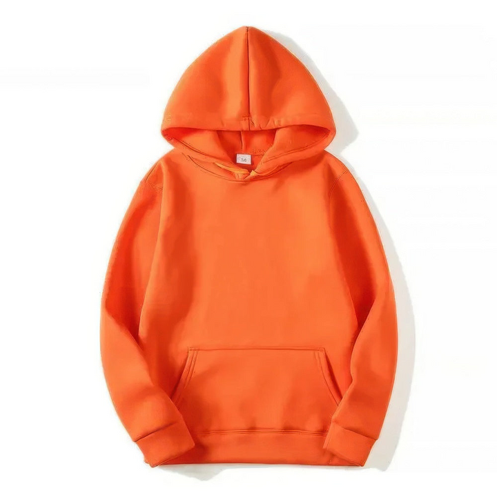 Elsa | Damer Solid Färg Hoodie Sweatshirt