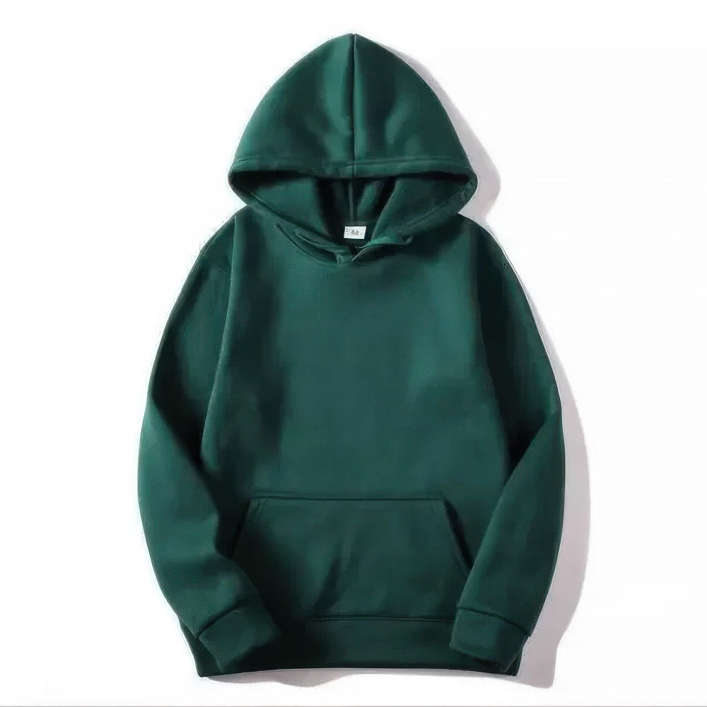 Elsa | Damer Solid Färg Hoodie Sweatshirt